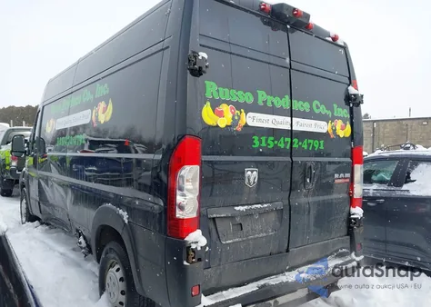 2019 Ram Promaster 2500 High Roof 159 Wb z USA, uszkodzony, nr VIN 3C6TRVDG5KE539996